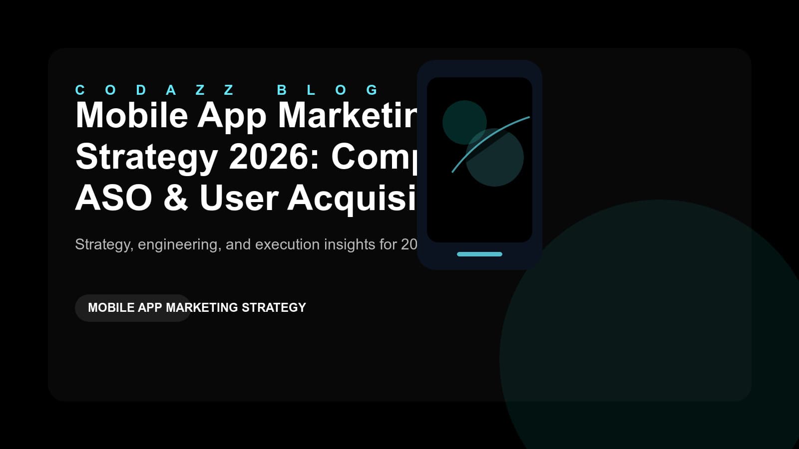 Mobile App Marketing Strategy 2026