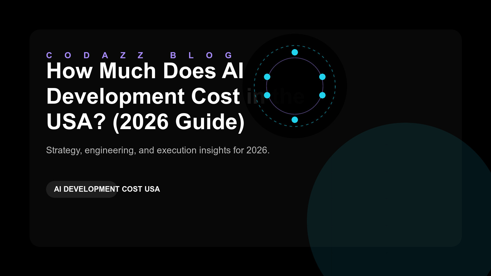 AI development cost in USA - artificial intelligence and machine learning